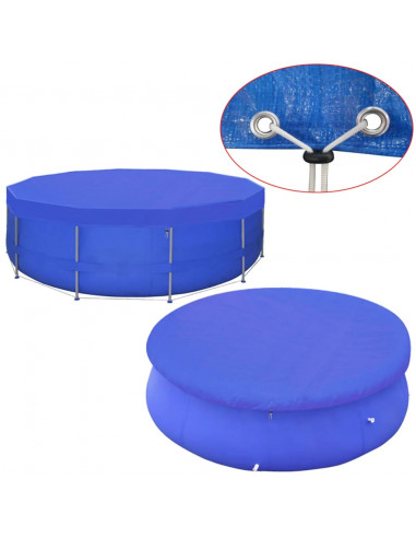 Copertura in PE per Piscine Rotonde 460 cm 90 g/m²