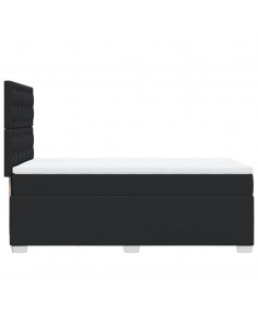 Giroletto a Molle con Materasso Nero 100x200 cm in Similpelle 2