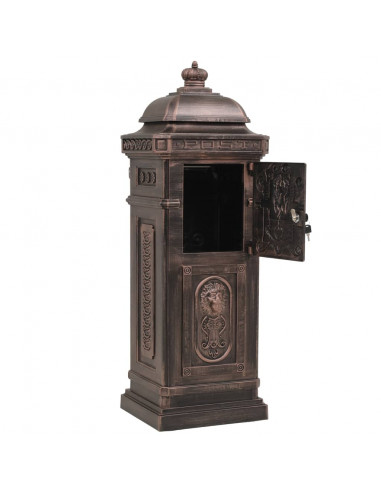Cassetta della Posta in Alluminio Inossidabile Vintage Bronzo