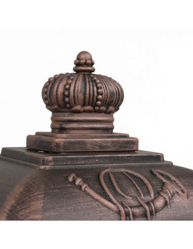 Cassetta della Posta in Alluminio Inossidabile Vintage Bronzo