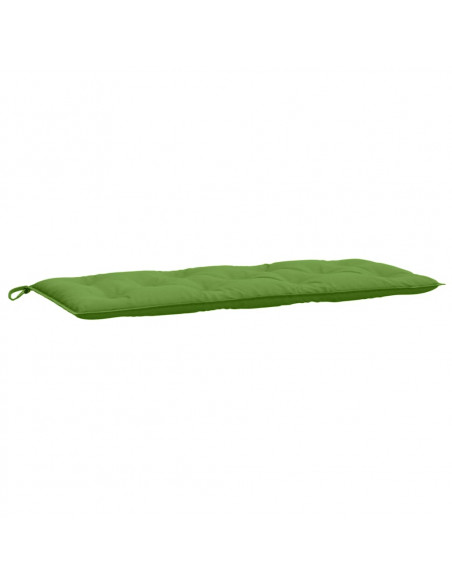 Cuscino per Panca da Giardino Verde Mélange 120x50x7cm Tessuto