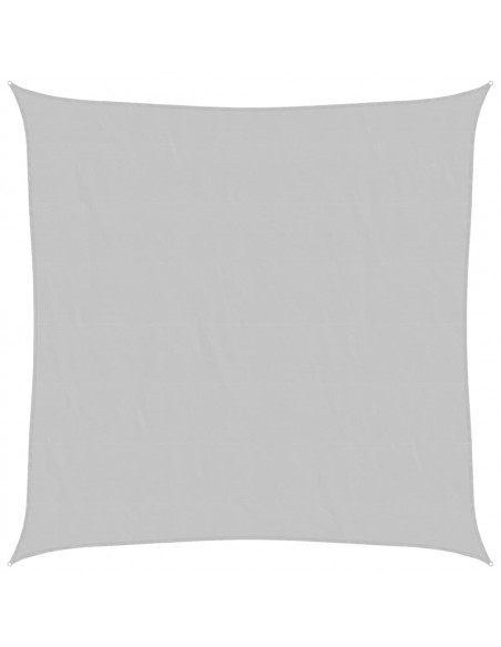 Vela Parasole Grigio Chiaro 3,6x3,6 m 100% Poliestere Oxford