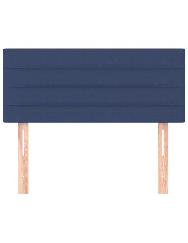 Testiera Blu 90x5x78/88 cm in Tessuto