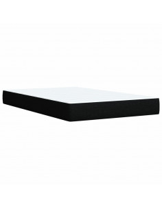 Giroletto a Molle con Materasso Nero 120x190 cm in Tessuto 2