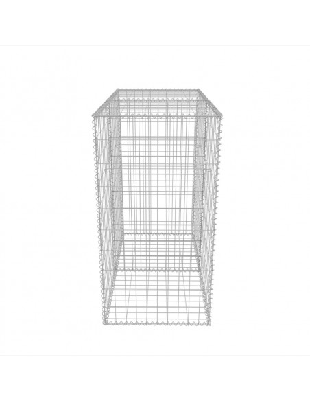 Gabbione in Rete in Acciaio Zincato 100x50x100 cm