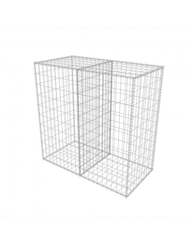 Gabbione in Rete in Acciaio Zincato 100x50x100 cm
