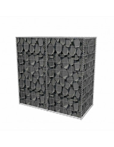 Gabbione in Rete in Acciaio Zincato 100x50x100 cm