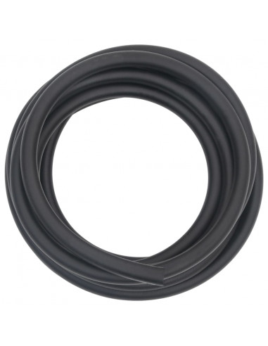 Tubo Aria Ibrido Nero 0,6" 2 m in Gomma e PVC