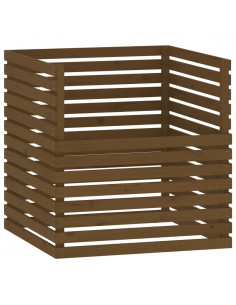 Compostiera Miele 100x100x102 cm in Legno Massello di Pino 2