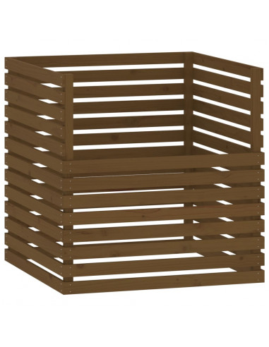 Compostiera Miele 100x100x102 cm in Legno Massello di Pino