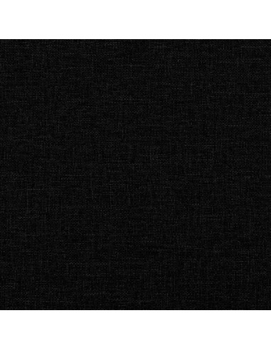 Giroletto a Molle con Materasso Nero 140x190 cm in Tessuto