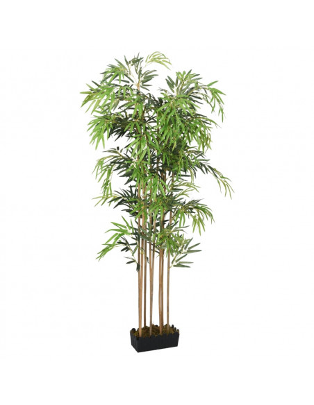 Albero Bambù Artificiale 1095 Foglie 150 cm Verde