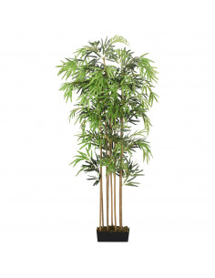 Albero Bambù Artificiale 1095 Foglie 150 cm Verde 2