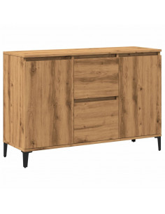 Credenza Rovere Artigianale 102x35x70 cm in Legno Multistrato 2