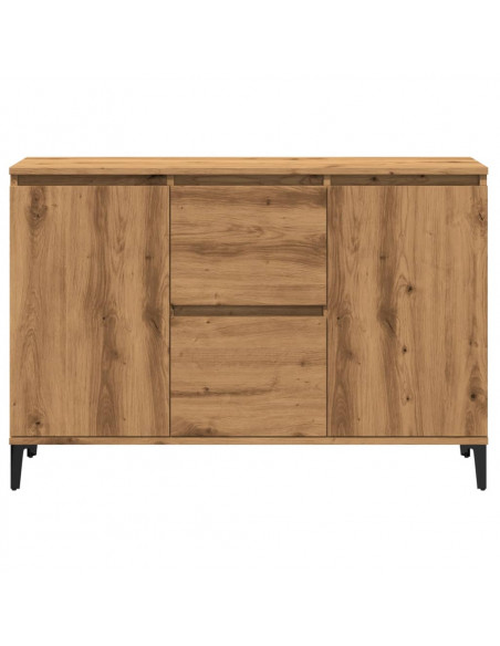 Credenza Rovere Artigianale 102x35x70 cm in Legno Multistrato