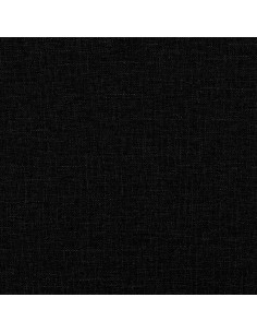 Giroletto a Molle con Materasso Nero 200x200 cm in Tessuto 2