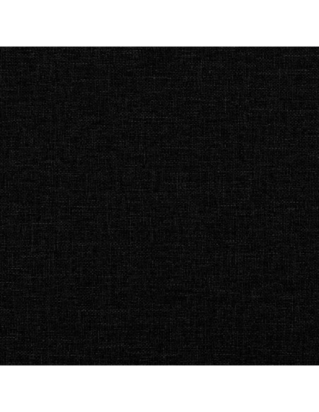 Giroletto a Molle con Materasso Nero 200x200 cm in Tessuto