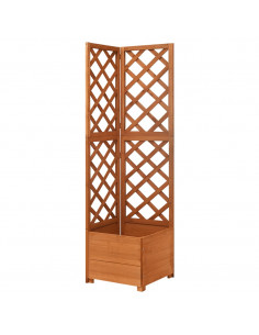 Traliccio ad Angolo 40x40x150 cm in Massello di Abete 2