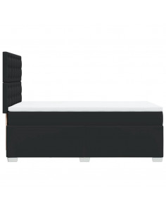 Giroletto a Molle con Materasso Nero 80x200 cm in Similpelle 2