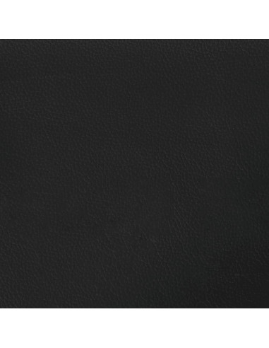 Giroletto a Molle con Materasso Nero 80x200 cm in Similpelle