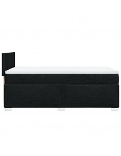 Giroletto a Molle con Materasso Nero 80x200 cm inTessuto 2