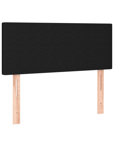 Giroletto a Molle con Materasso Nero 80x200 cm inTessuto