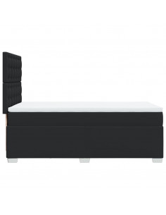 Giroletto a Molle con Materasso Nero 90x190 cm in Similpelle 2