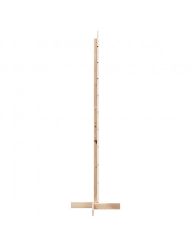 Albero di Natale Decorativo in Legno 180 cm Legno Massello Pino
