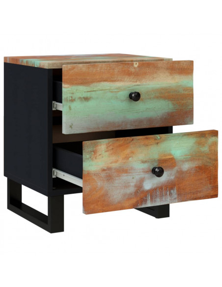 Comodino 40x33x46 cm in Legno Massello di Recupero