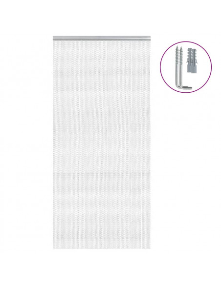 Zanzariera da Porta a Catena 100x200 cm in Alluminio
