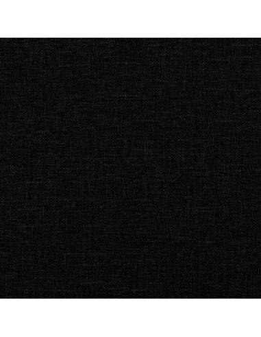 Giroletto a Molle con Materasso Nero 90x200 cm in Tessuto