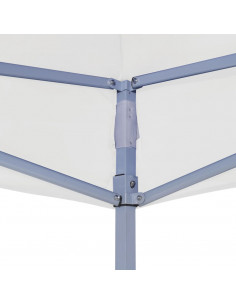 Tetto per Tendone per Feste 4x3 m Bianco 270 g/m²