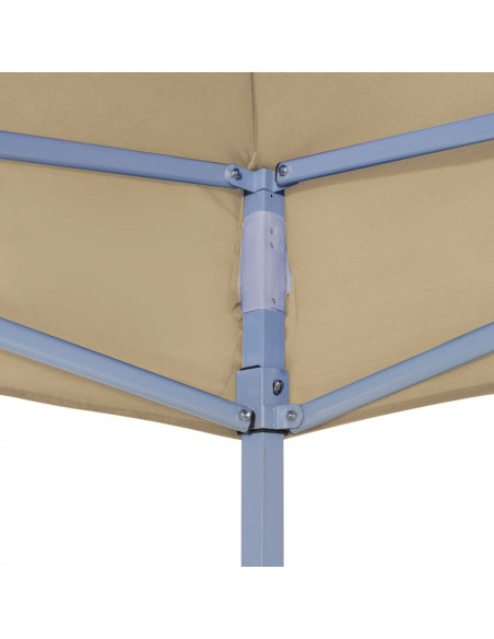 Tetto per Tendone per Feste 4x3 m Beige 270 g/m²