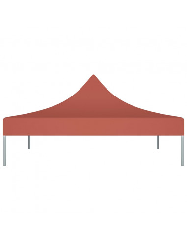Tetto per Tendone per Feste 2x2 m Terracotta 270 g/m²