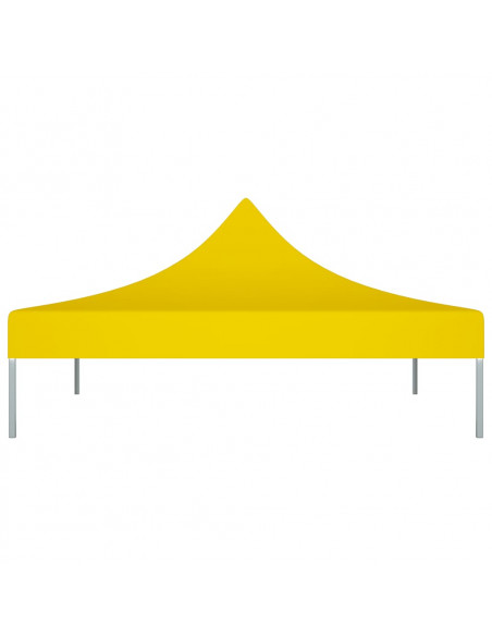 Tetto per Tendone per Feste 2x2 m Giallo 270 g/m²
