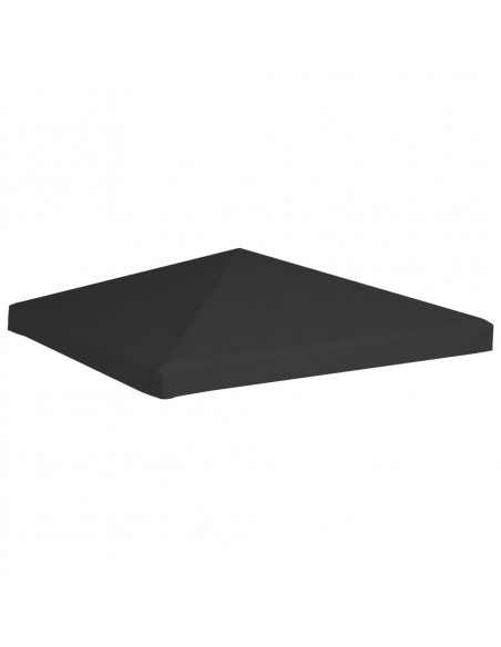 Copertura Superiore per Gazebo 270 g/m² 3x3 m Nera