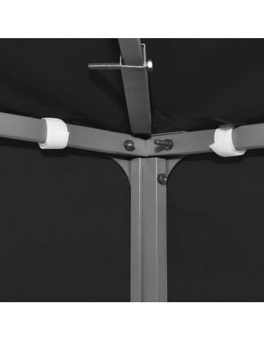 Copertura Superiore per Gazebo 270 g/m² 3x3 m Nera