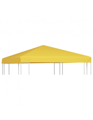 Copertura Superiore per Gazebo 270 g/m² 3x3 m Gialla