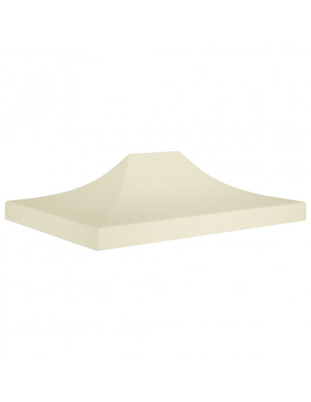 Tetto per Tendone per Feste 4x3 m Crema 270 g/m²