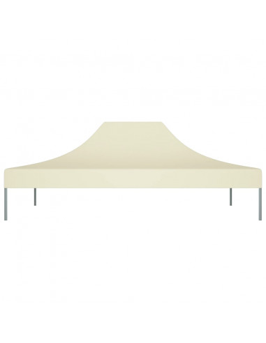 Tetto per Tendone per Feste 4x3 m Crema 270 g/m²