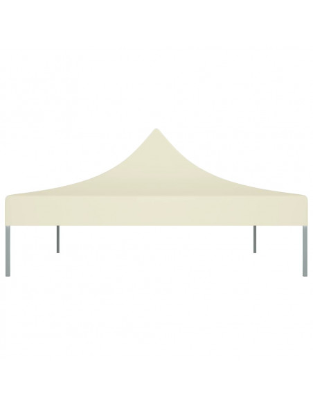 Tetto per Tendone per Feste 4x3 m Crema 270 g/m²