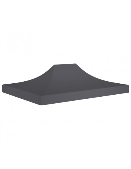 Tetto per Tendone per Feste 4x3 m Antracite 270 g/m²