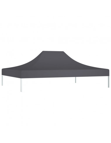 Tetto per Tendone per Feste 4x3 m Antracite 270 g/m²