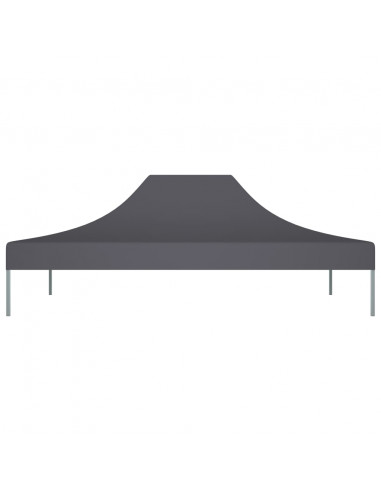 Tetto per Tendone per Feste 4x3 m Antracite 270 g/m²