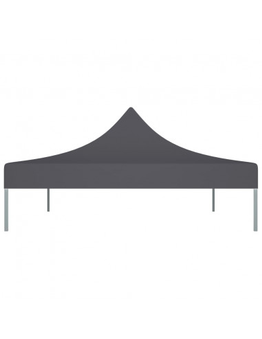 Tetto per Tendone per Feste 4x3 m Antracite 270 g/m²