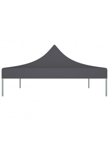 Tetto per Tendone per Feste 4x3 m Antracite 270 g/m²