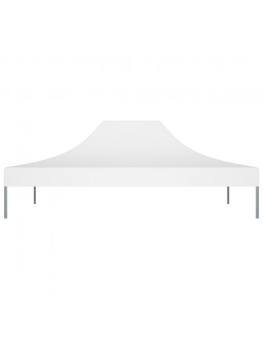 Tetto per Tendone per Feste 4x3 m Bianco 270 g/m²
