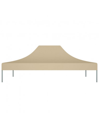 Tetto per Tendone per Feste 4x3 m Beige 270 g/m²