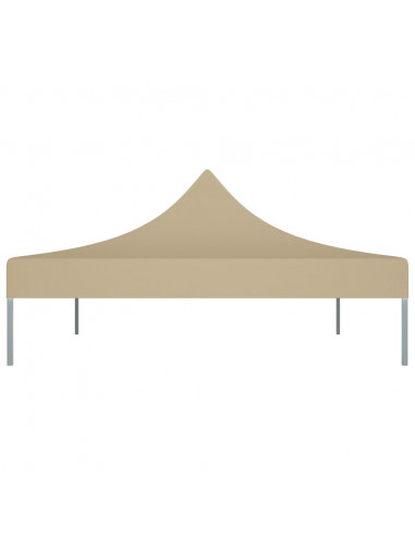 Tetto per Tendone per Feste 4x3 m Beige 270 g/m²