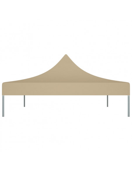 Tetto per Tendone per Feste 4x3 m Beige 270 g/m²